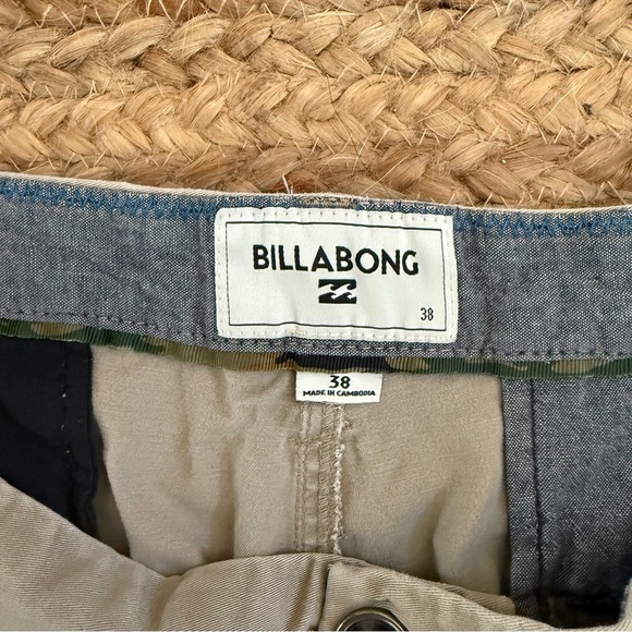 Men’s Billabong Size 38 Tan Khaki Chino Shorts - Picture 2 of 6
